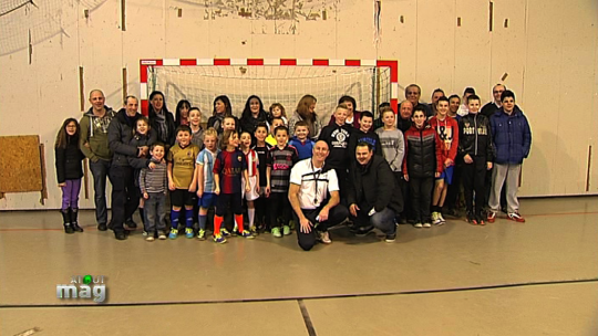 Atout Mag au futsal avec les jeunes de Colfontaine