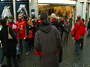 12/10/2009 - Mons : Les travailleurs du SAJ manifestent sur la Grand-Place