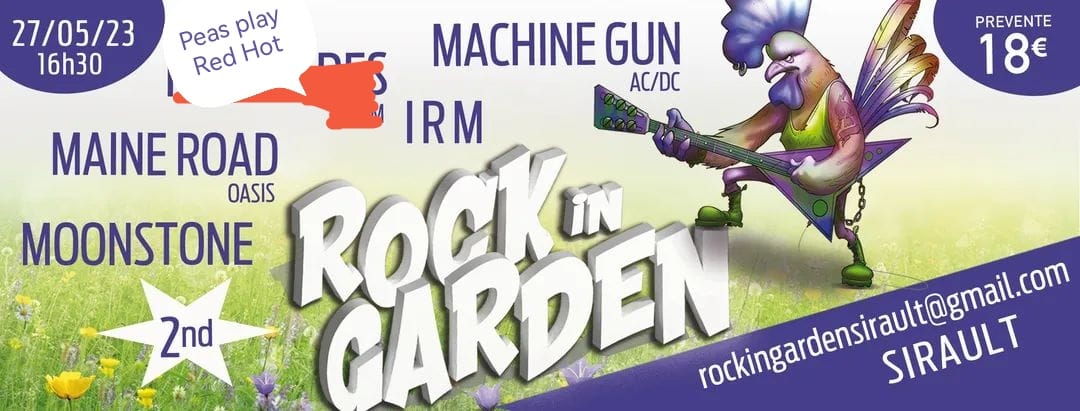 Rock in garden, un festival dans un jardin à Sirault 