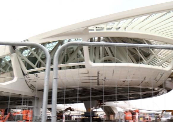 Les travaux de la gare se terminent