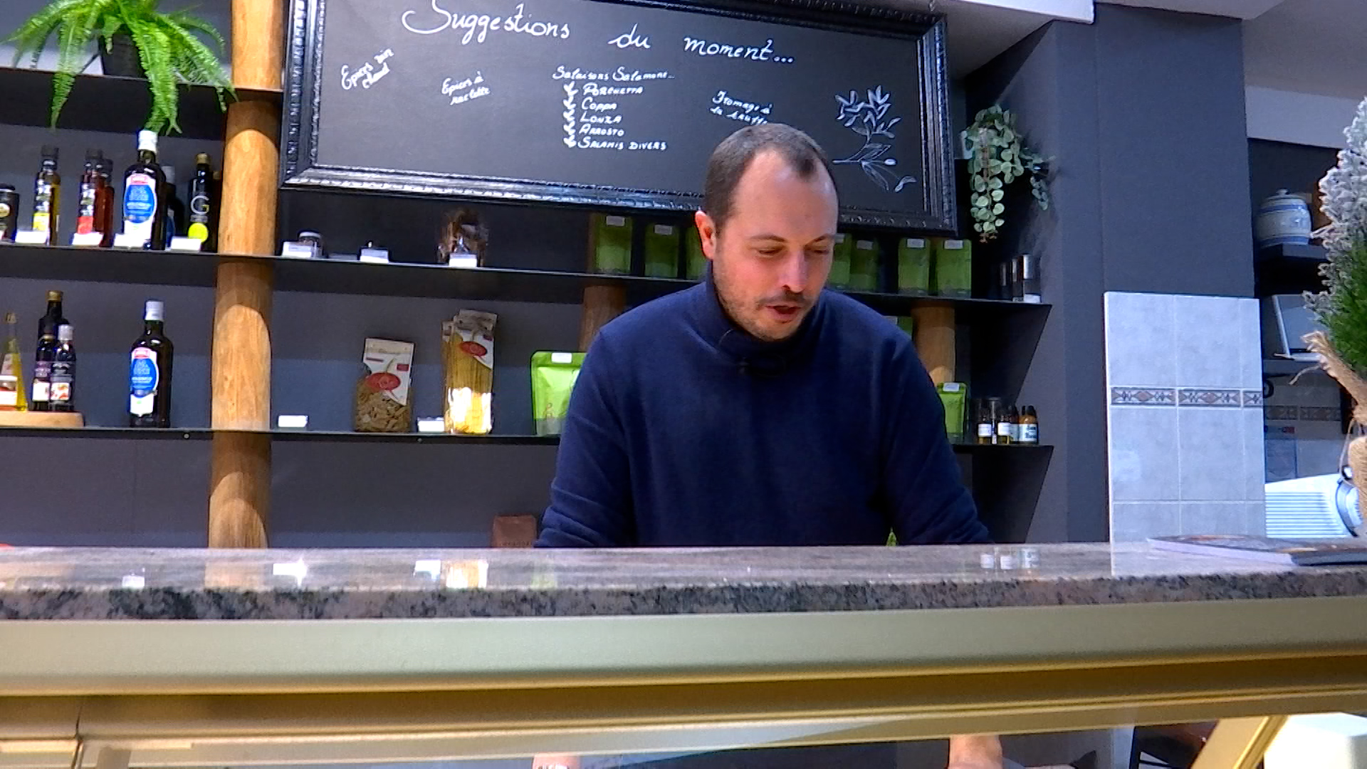 Pierre Rolland, gérant de Papillez-vous, nouvelle épicerie fine à Mons