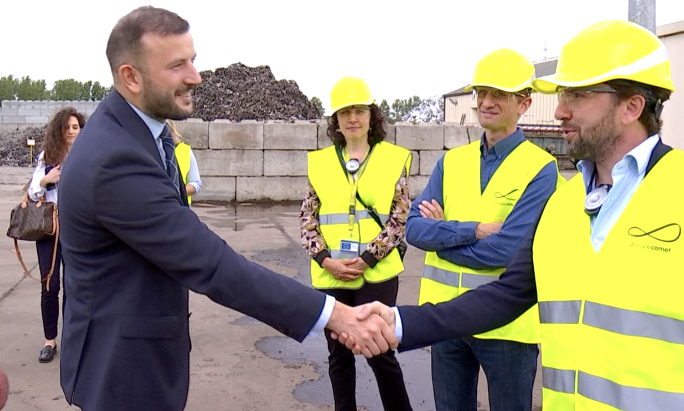 Le commissaire européen Virginijus Sinkevicius