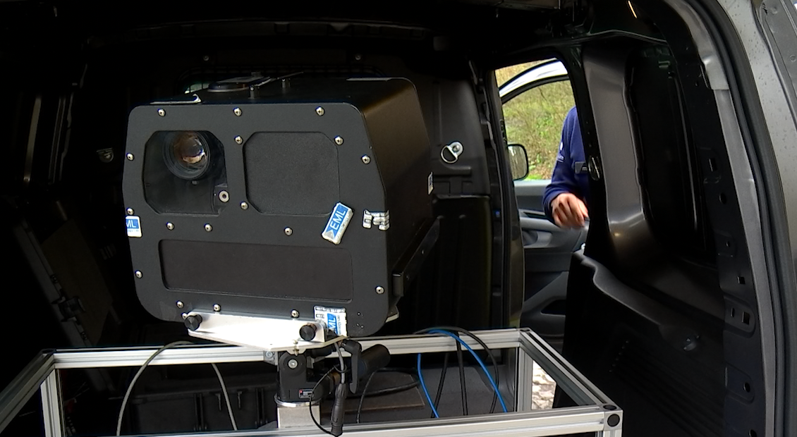 Photo d'un radar utilisé par la police boraine dans le cadre de la campagne slow down de l'ASWR