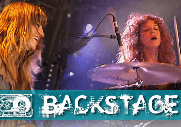 Backstage Live avec Deap Vally au Dour Festival 2014