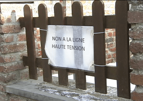 Frameries - La ligne à très haute tension crée la polémique