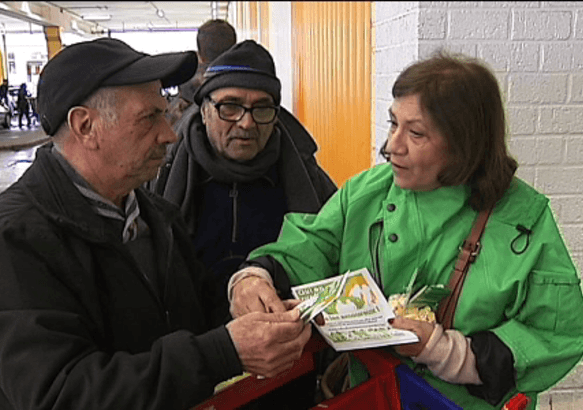 Hornu: Opération Saint Valentin de la CSC 
