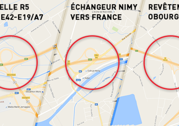 Mons : Info service - Travaux Autoroute