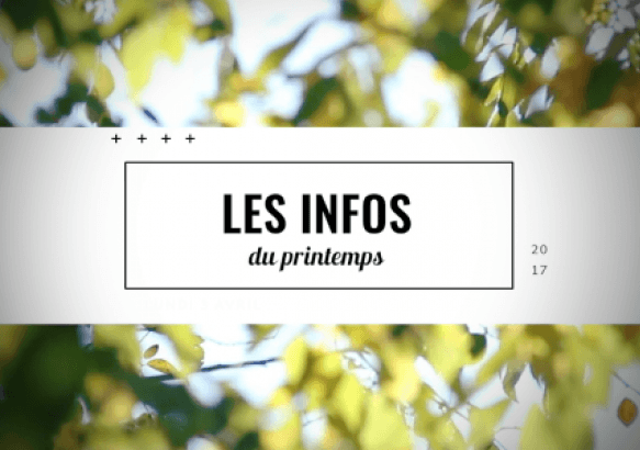 Les Infios de ce mercredi 12 avril