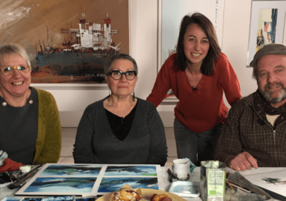 Tea Time - 28 février: Leçons de peinture aux Aquarellades 