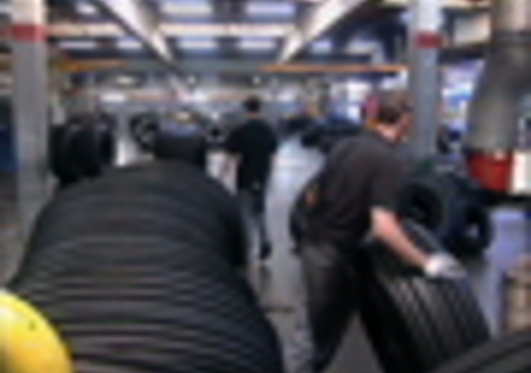 12/08/2009 - Frameries : Reprise du travail chez Bridgestone