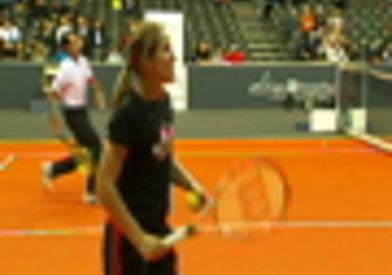 07/10/2009 - Mons : Justine Hénin à l'ethias Trophy