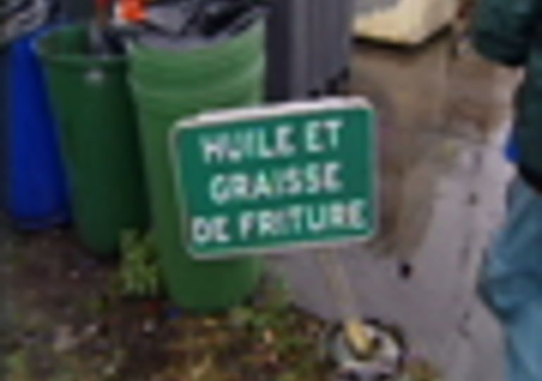05/11/2009 - Cuesmes : IDEA : campagne huile de friture