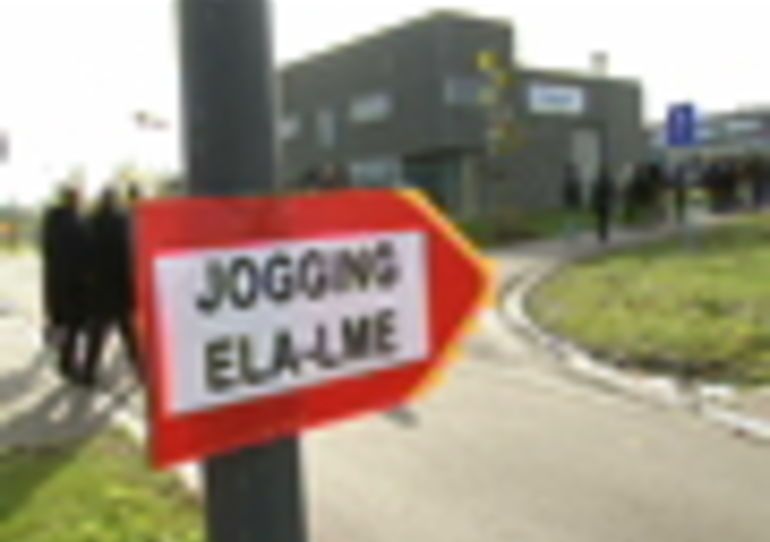 13/11/2009 - Mons : Jogging inter-entreprises au profit d' ELA