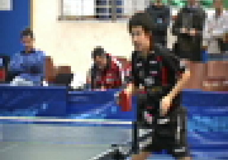 09/12/2009 - Boussu : Coupe de Belgique ping-pong : Cajmir-Vilette 