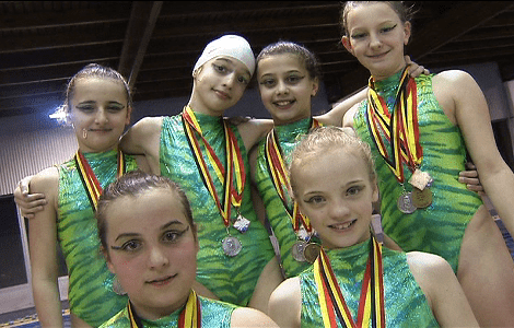 Natation synchronisée - Les castors championnes ! 